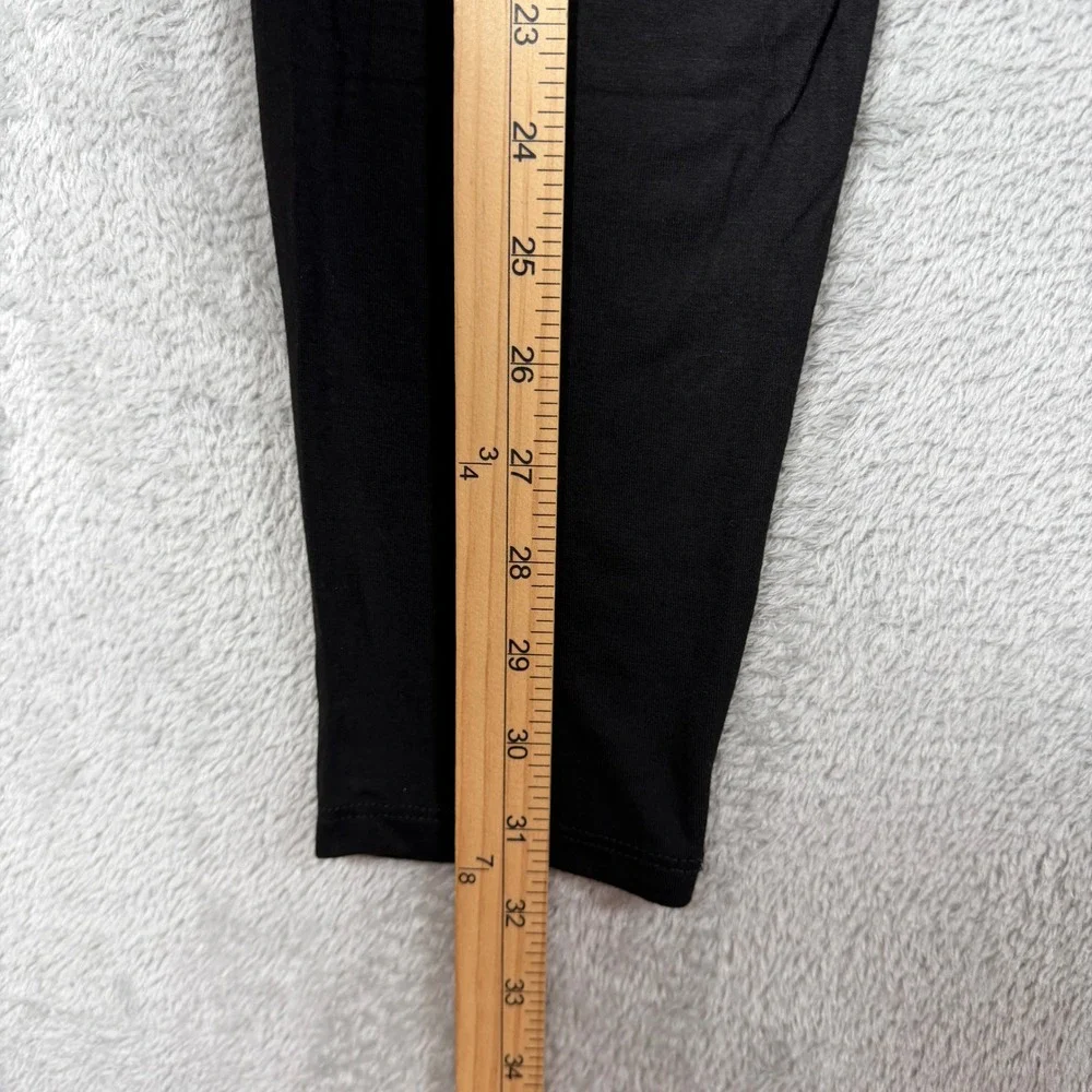 Fighting Eel Jogger Pants Women XS Black Rayon Spandex Stretch Tapered Leg